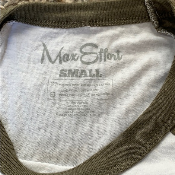 Max Effort Baseball Tee - Picture 2 of 2
